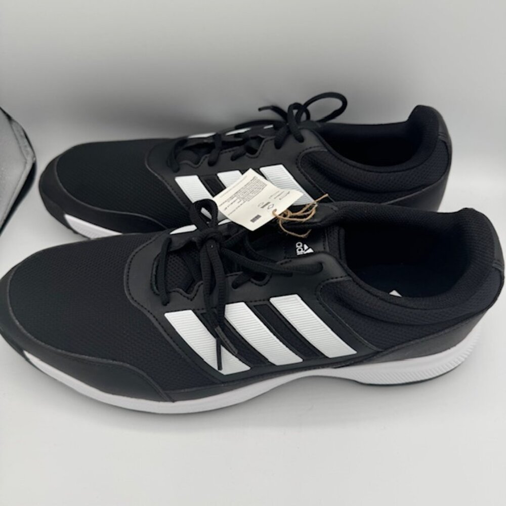 Adidas Men's Tech Response 2.0 Black & White Golf Shoes Size 15 NEW!!!